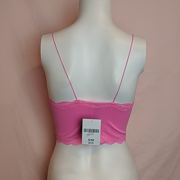 Forever 21 Lacy Hot Pink Bralette - Picture 3 of 3